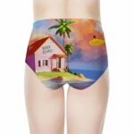 Kame House Island And Kid Goku Dragon Ball Cute Women's Brief