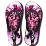 Kid Buu Planet Burst Technique Pink Summer Sandals Flip Flops Shoes