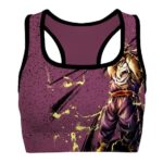 Kid Gohan Masenko Grunge Dragon Ball Z Powerful Sports Bra