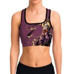 Kid Gohan Masenko Grunge Dragon Ball Z Powerful Sports Bra