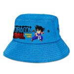 Kid Goku Dragon Ball Light Blue Cool and Awesome Bucket Hat