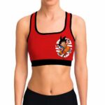 Kid Goku Kaio Sama Kanji Dragon Ball Z Awesome Sports Bra