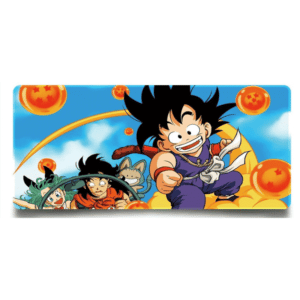 Kid Goku Nimbus Cloud With Bulma & Yamcha Non-Slip Mouse Pad