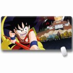 Kid Goku Power Pole Vs Red Ribbon Army Long Mouse Pad