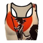 Kid Goku Sunset Artwork Dragon Ball Cool Awesome Sports Bra