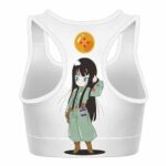 Kid Mai Dragon Ball Z White Orange Cute and Cool Sports Bra