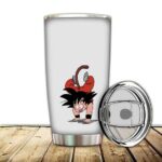 Kid Son Goku Hand Stand Dragon Ball Cool And Awesome Tumbler