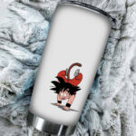 Kid Son Goku Hand Stand Dragon Ball Cool And Awesome Tumbler