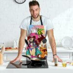 Kid Son Goku and Kid Chichi Dragon Ball Cute and Cool Apron