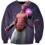 Kid Buu Artwork 3D Pure Evil Dark Side Badass Crewneck Sweater