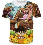 Kid Gohan Inner Power Great Ape Form 3D Graffiti T-shirt - Saiyan Stuff