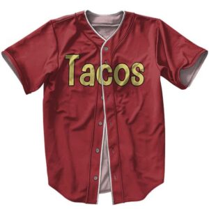 Krillin Outfit Tacos Cosplay Baseball Jersey