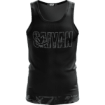 Kush Collective Marijuana Saiyan Logo Black Awesome Tank Top