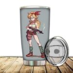 Launch Bad Girl with Machine Gun Dragon Ball Awesome Tumbler