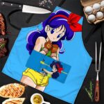 Launch Good Girl Side Dragon Ball Z Cute Cool Awesome Apron