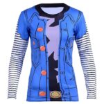 Lazuli Android 18 Red Ribbon Army Long Sleeves Women T-Shirt