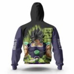 Legendary Saiyan Broly Dope DBZ Zipper Hoodie