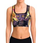 Lord Beerus Eating Ramen Dragon Ball Z Cool Hip Sports Bra