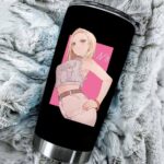 Lovely Android 18 Dragon Ball Z Minimalist Black Tumbler