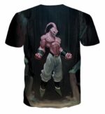 Majin Buu Pure Evil Black Painting Graffiti Art 3D T-Shirt - Saiyan Stuff