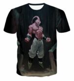 Majin Buu Pure Evil Black Painting Graffiti Art 3D T-Shirt - Saiyan Stuff