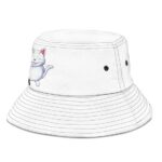 Master Karin Dragon Ball Z White Cool and Awesome Bucket Hat