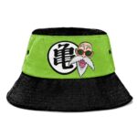 Master Roshi Symbol Dragon Ball Z Green Black Bucket Hat