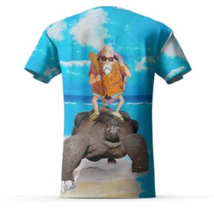 Master Roshi Turtle Shell Sky 3D Cool T-Shirt