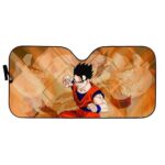 Mightiest Warrior Gohan Vintage Hue Windshield Sun Shade