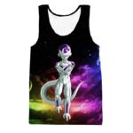 Mighty Frieza Flying Space Galaxy Swag Black Ultimate 3D Tank Top - Saiyan Stuff