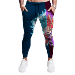 Mini Goku SSGSS God Blue & Goku Black Rose Gym Sweatpants