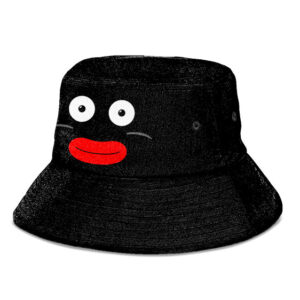 Mr Popo Face Dragon Ball Z All Black and Cute Bucket Hat