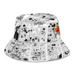 Mystical Son Gohan Manga Strip Cool and Powerul Bucket Hat