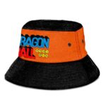 Old School Dragon Ball Orange and Black Awesome Bucket Hat