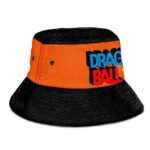 Old School Dragon Ball Orange and Black Awesome Bucket Hat