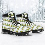 One-Star Crystal Ball And Baby Shenron Pattern Combat Boots