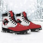 Oozaru And Son Goku Red White Classic Combat Boots