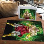 DBZ The Legendary Super Saiyan Broly Aura Portrait Puzzle