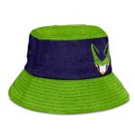 Perfect Cell Dragon Ball Z Purple and Green Cool Bucket Hat