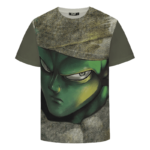 Piccolo Covered in Marijuana Dark Green 420 Kush T-shirt