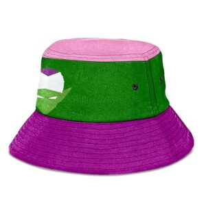 Piccolo Dragon Ball Z Purple Green and Pink Namek Bucket Hat
