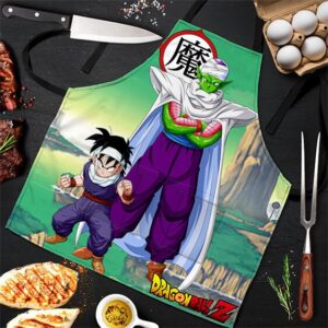 Piccolo and Son Gohan Dragon Ball Z Powerful Awesome Apron