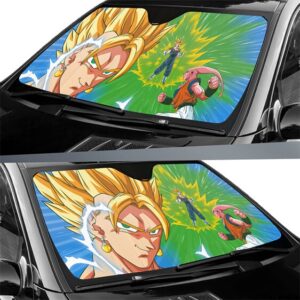 Dragon Ball Goku Vegeta Beerus Windshield Sun Shade Car Sun Visor UV Ray  Block