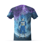 Prince Of Saiyan Vegeta Blue Galaxy Art T-Shirt