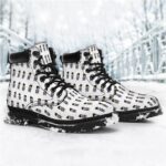 Prince Vegeta Pixelated Pattern White All Season Boots