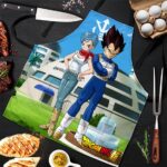Prince Vegeta and Bulma Dragon Ball Super Cool Awesome Apron