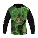 DBZ Broly Legendary Super Saiyan Black Pocket Hoodie