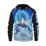 Dragon Ball Z Super Saiyan Vegetta Powerful Blue Hoodie