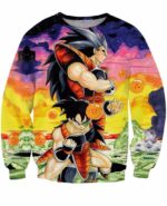 Raditz and Space Pirate Turles Saiyan Warriors Artwear 3D Sweatshirt - Saiyan Stuff