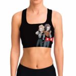 Red Ribbon Army Android 17 and 18 DBZ Powerful Sports Bra